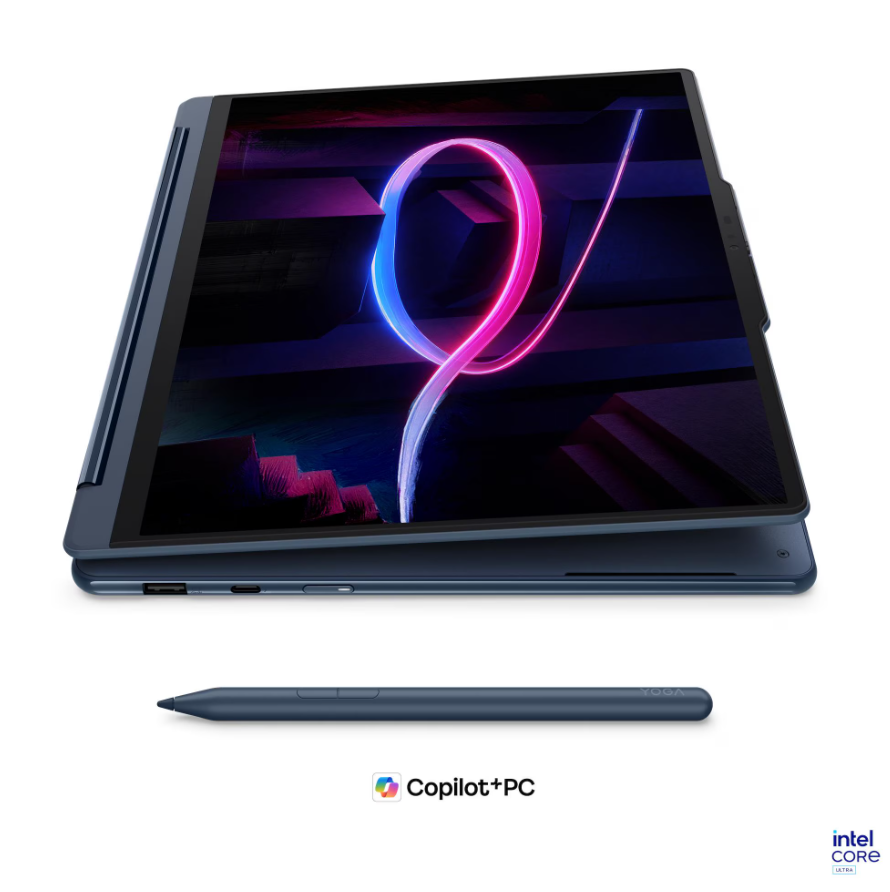 Lenovo Yoga 9 2-in-1 14IPH11 Intel | Cosmic Blue | 14 " | OLED | Touchscreen | 2.8K WQXGA+ | 2880 x 1800 pixels | Intel Core Ultra 7 | 355 | 32 GB | Soldered LPDDR5X | Solid-state drive capacity 1000 GB | Intel Graphics | Windows 11 Home | 802.11be | Blue