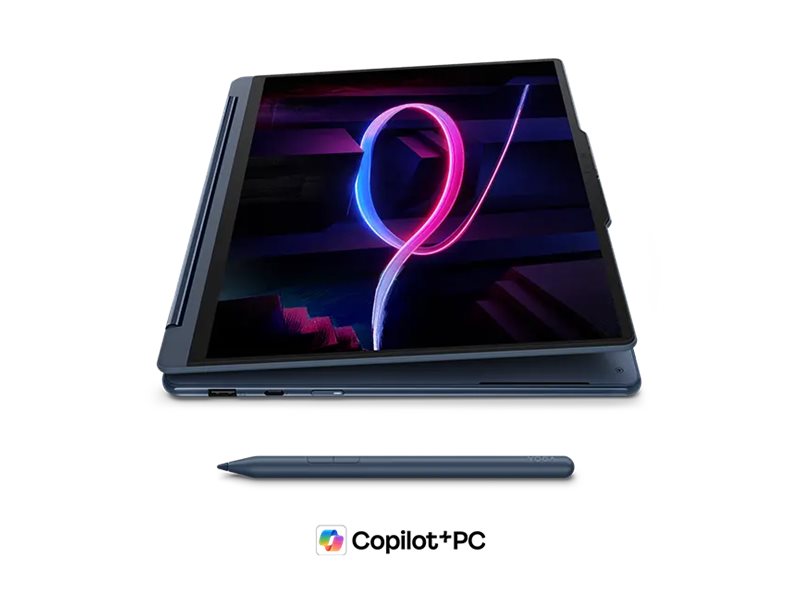 Lenovo Yoga 9 2-in-1 14IPH11 Intel | Cosmic Blue | 14 " | OLED | Touchscreen | 2.8K WQXGA+ | 2880 x 1800 pixels | Intel Core Ultra 7 | 355 | 32 GB | Soldered LPDDR5X | Solid-state drive capacity 1000 GB | Intel Graphics | Windows 11 Home | 802.11be | Blue