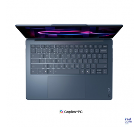 Lenovo Yoga 9 2-in-1 14IPH11 Intel | Cosmic Blue | 14 " | OLED | Touchscreen | 2.8K WQXGA+ | 2880 x 1800 pixels | Intel Core Ultra 7 | 355 | 32 GB | Soldered LPDDR5X | Solid-state drive capacity 1000 GB | Intel Graphics | Windows 11 Home | 802.11be | Blue