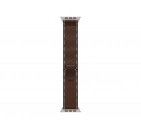 APPLE 49mm Dark Umber Trail Loop - S/M - Natural Titanium Finish | Apple