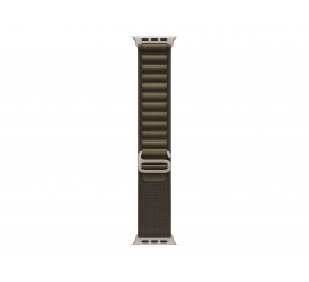 APPLE 49mm Dark Olive Alpine Loop - Small - Natural Titanium Finish | Apple