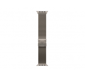 APPLE 49mm Natural Titanium Milanese Loop - Large | Apple