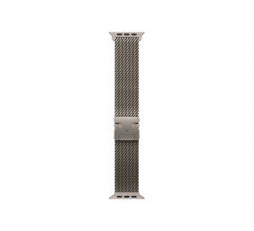 APPLE 49mm Natural Titanium Milanese Loop - Small | Apple