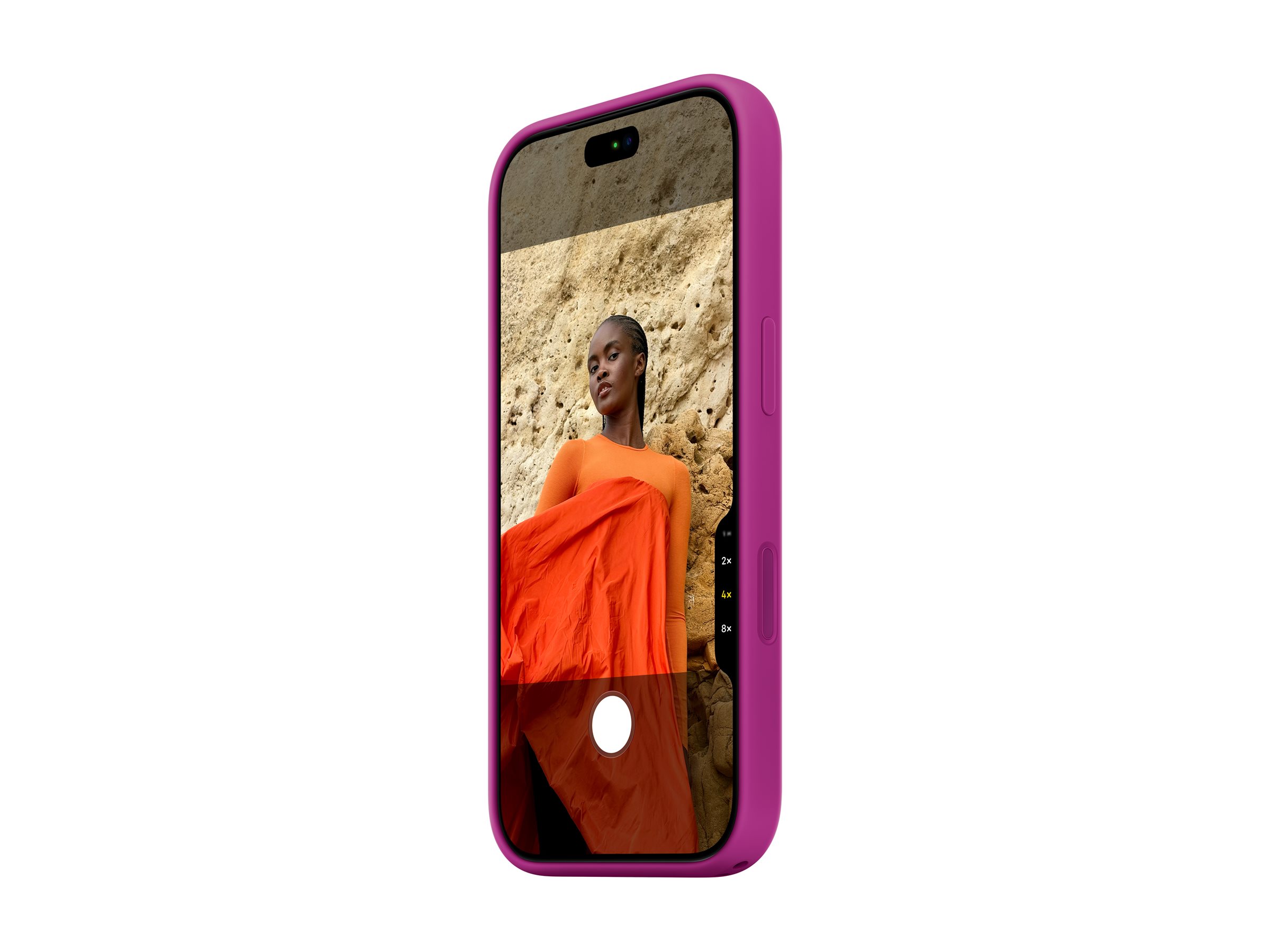 APPLE iPhone 18 Pro Silicone Case with MagSafe - Magenta