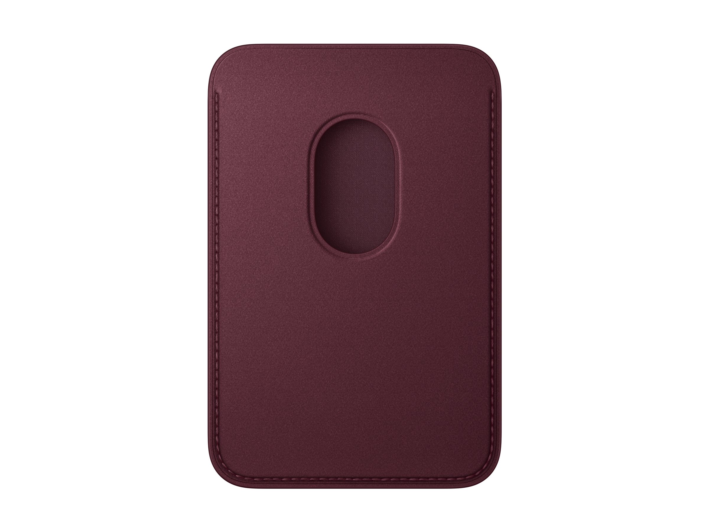 APPLE iPhone FineWoven Wallet with MagSafe - Burgundy