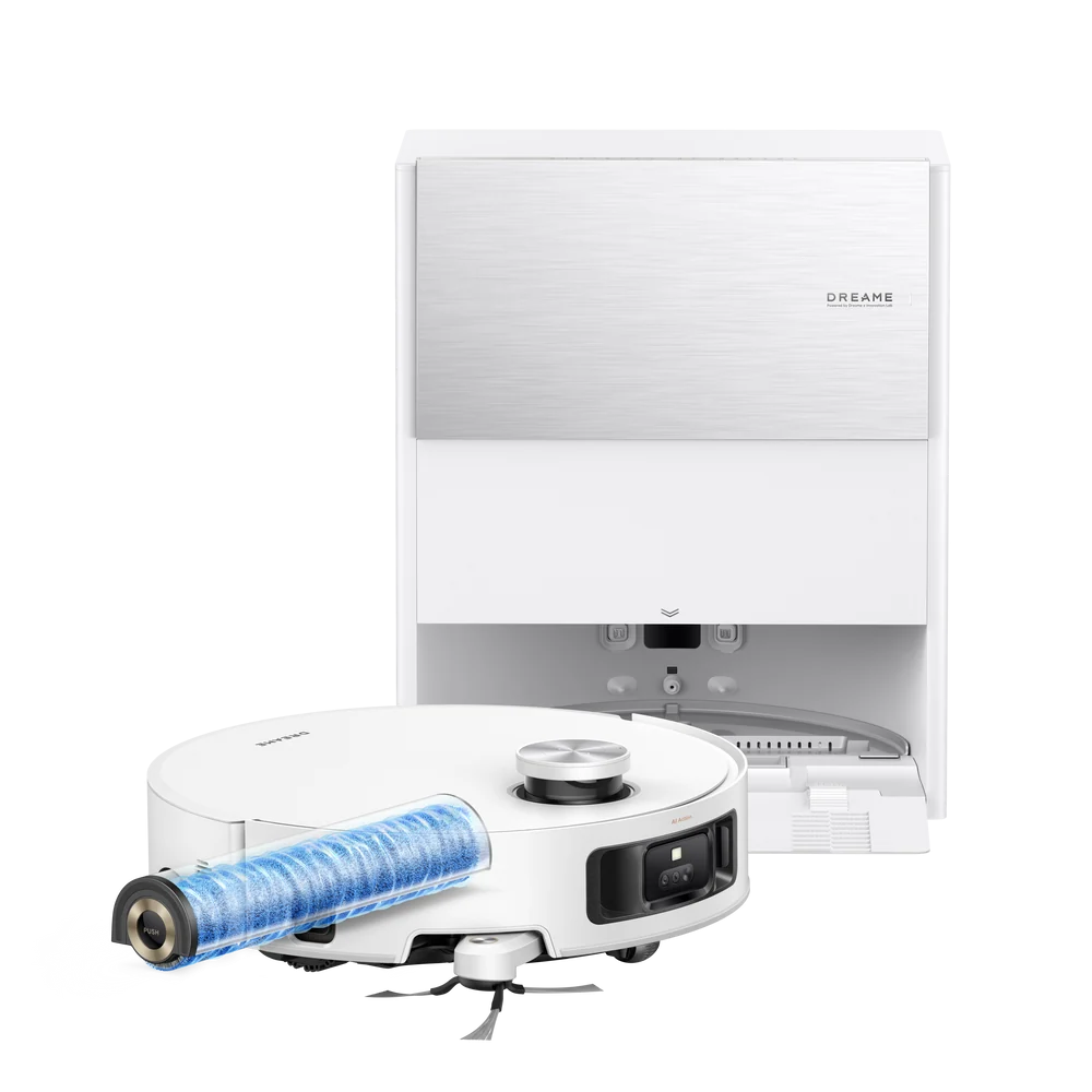 Dreame Robotic Vacuum Cleaner | Aqua10 Roller | Wet&Dry | Operating time (max) 196 min | 6400 mAh | 30000 Pa | White