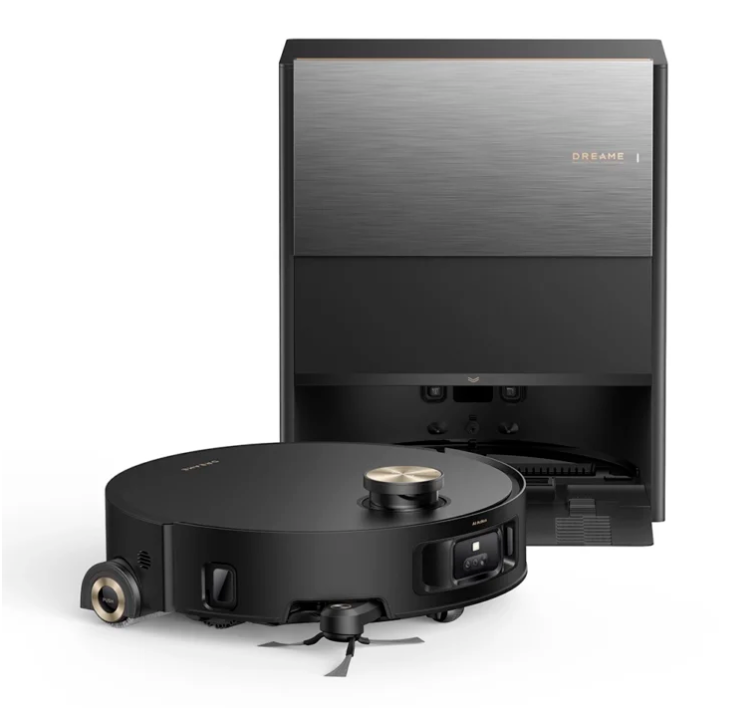 Dreame Robotic Vacuum Cleaner | Aqua10 Roller | Wet&Dry | Operating time (max) 196 min | 6400 mAh | 30000 Pa | Black