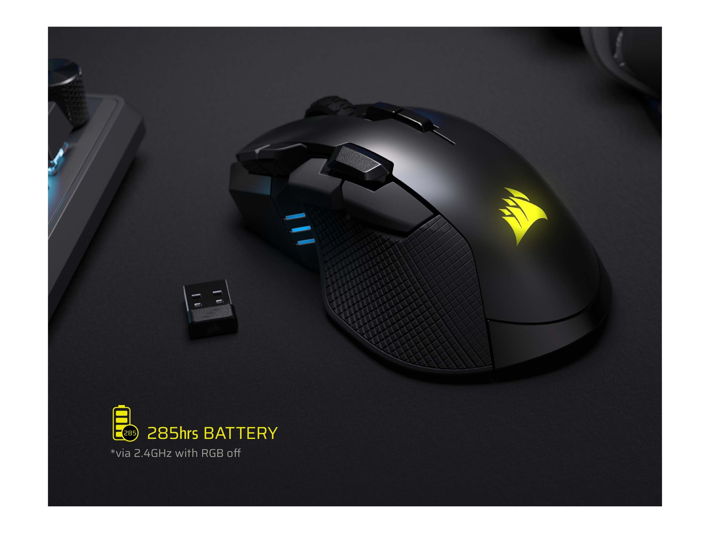 Corsair IRONCLAW SE | Gaming Mouse | Wireless/Wired | 2.4GHz, Bluetooth, USB-C | Black