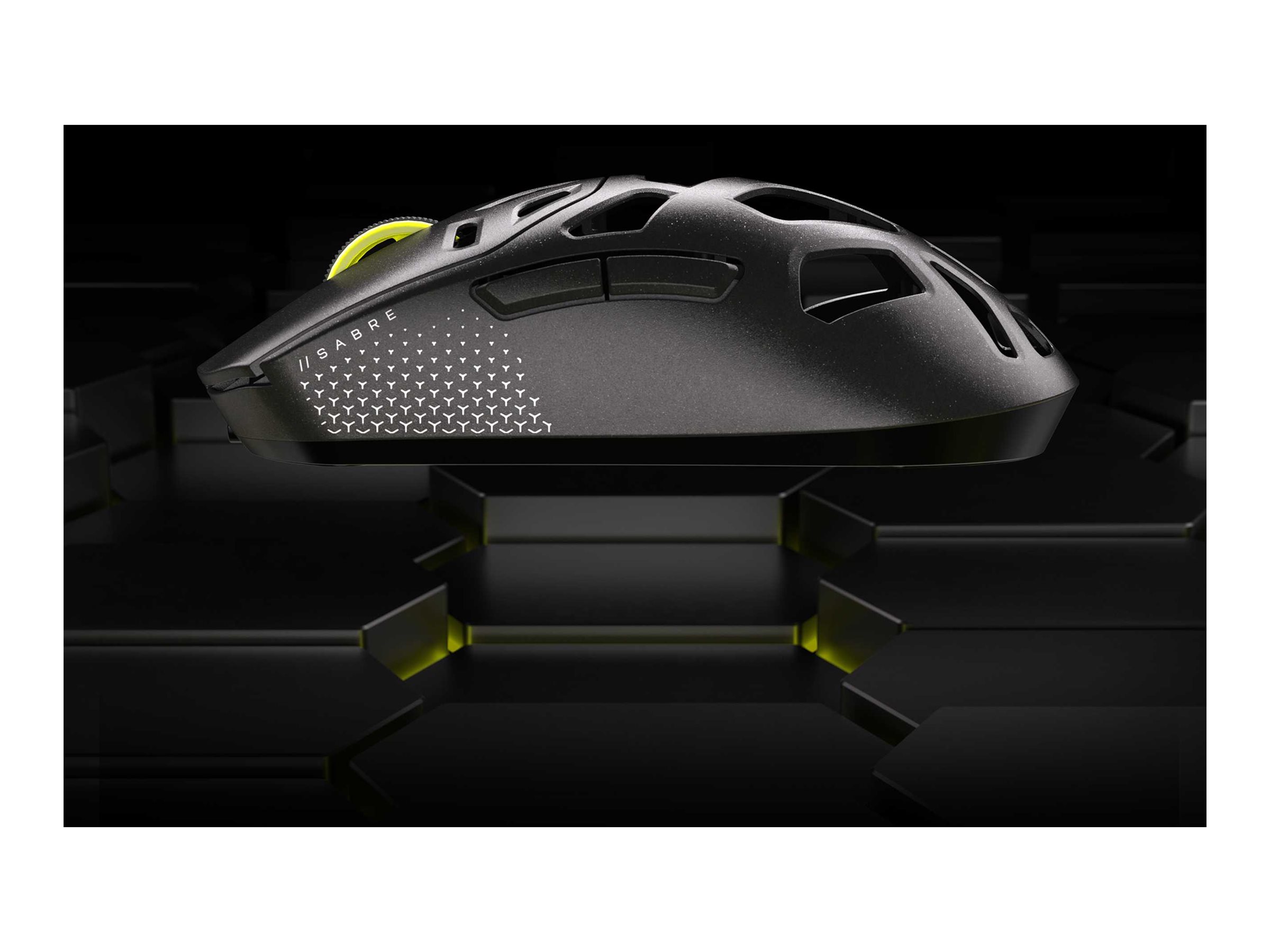 Corsair SABRE V2 PRO | Gaming Mouse | Wireless/Wired | 2.4GHz, Bluetooth, USB-C | Black