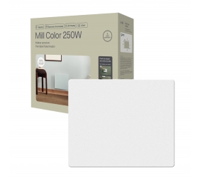Mill Color Panel Heater | COLOR250 | Panel Heater | 250 W | Suitable for rooms up to 2-5 m² | Matte White | IPX4