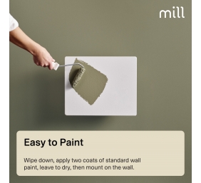 Mill Color Panel Heater | COLOR250 | Panel Heater | 250 W | Suitable for rooms up to 2-5 m² | Matte White | IPX4