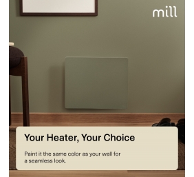 Mill Color Panel Heater | COLOR250 | Panel Heater | 250 W | Suitable for rooms up to 2-5 m² | Matte White | IPX4