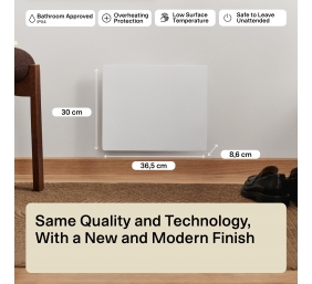 Mill Color Panel Heater | COLOR250 | Panel Heater | 250 W | Suitable for rooms up to 2-5 m² | Matte White | IPX4