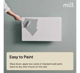 Mill Color Panel Heater | COLOR700DN | Panel Heater | 700 W | Suitable for rooms up to 9-12 m² | Matt White | IPX4