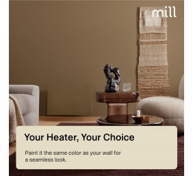 Mill Color Panel Heater, Wifi+App control | COLOR700WIFI4 | Panel Heater | 700 W | Suitable for rooms up to 9-12 m² | Matte White | IPX4