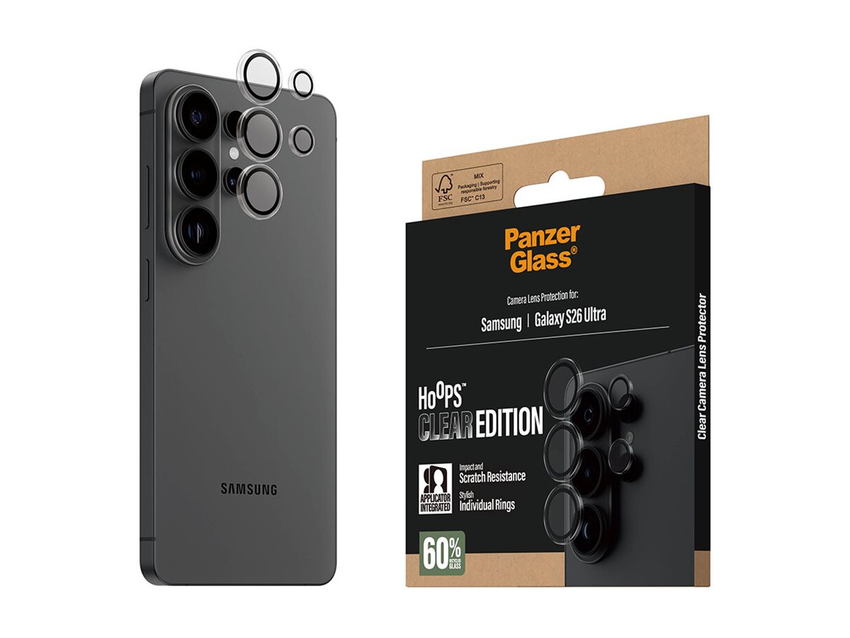 PanzerGlass Hoops Camera Lens Protector Transparent Samsung New Galaxy S26 Ultra | PanzerGlass