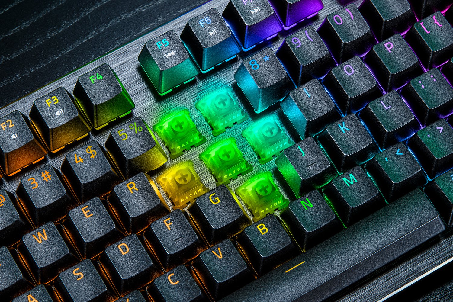 Razer Hall Effect Magnetic Esports Keyboard | Huntsman V3 HE Magnetic Tenkeyless 8KHz | Keyboard | Wireless | US | Razer Hall Effect Magnetic Switches
