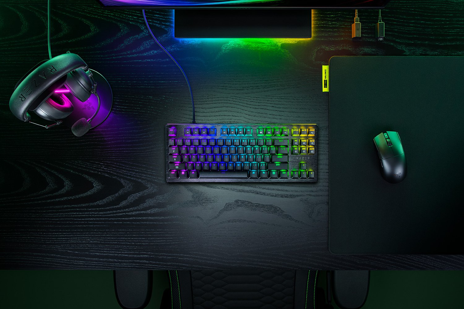 Razer Hall Effect Magnetic Esports Keyboard | Huntsman V3 HE Magnetic Tenkeyless 8KHz | Keyboard | Wireless | US | Razer Hall Effect Magnetic Switches