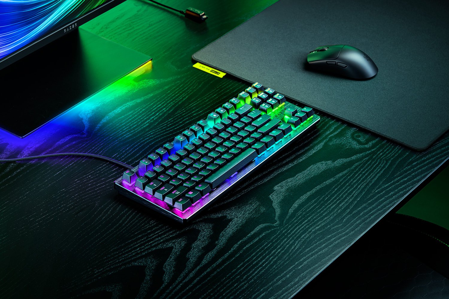 Razer Hall Effect Magnetic Esports Keyboard | Huntsman V3 HE Magnetic Tenkeyless 8KHz | Keyboard | Wireless | US | Razer Hall Effect Magnetic Switches