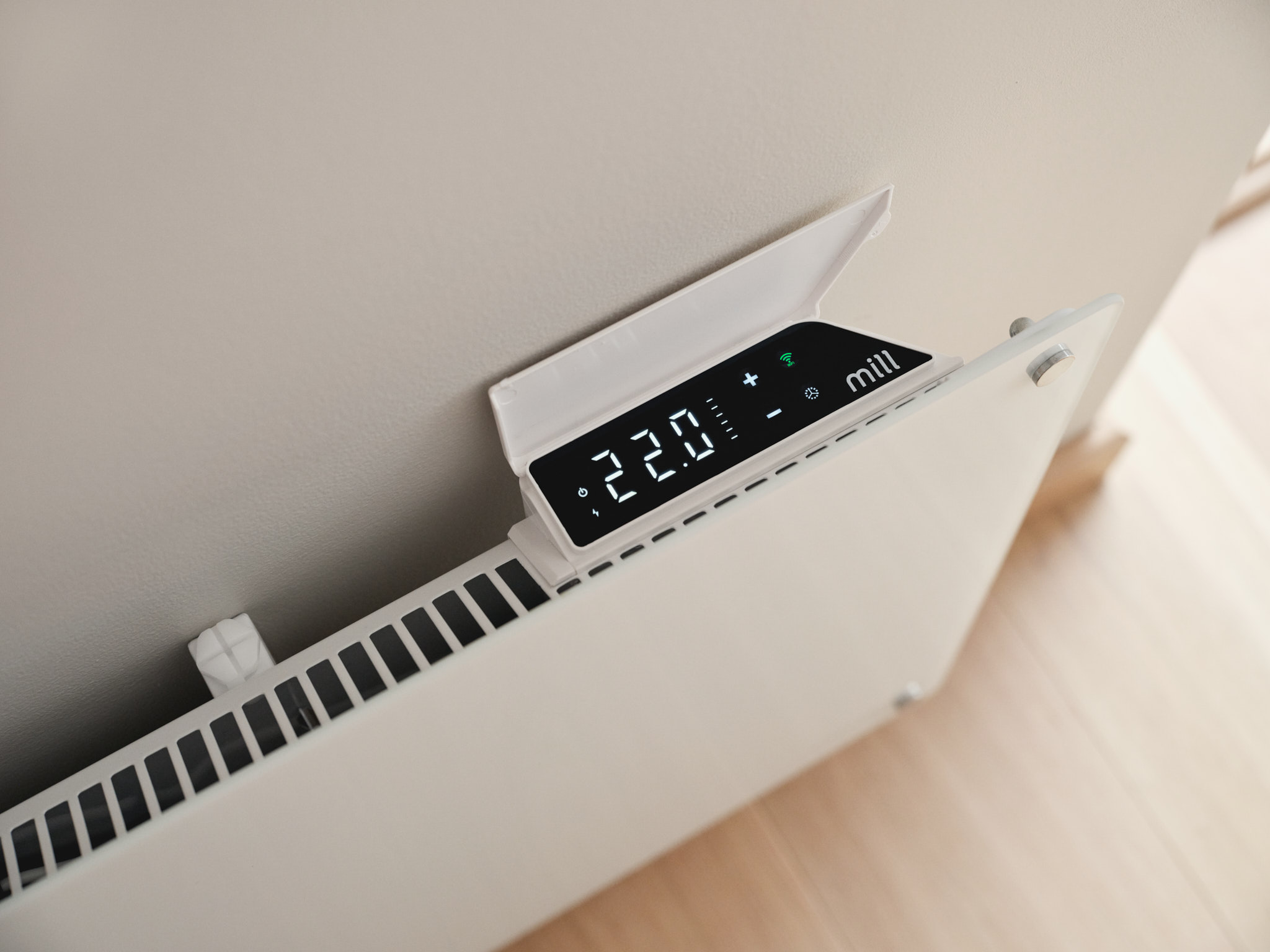 Mill Glass Smart WiFi Panel Heater Gen. 4 | GL1300WIFI4 | Panel Heater | 1300 W | Suitable for rooms up to 15-19 m² | White