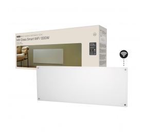 Mill Glass Smart WiFi Panel Heater Gen. 4 | GL1300WIFI4 | Panel Heater | 1300 W | Suitable for rooms up to 15-19 m² | White