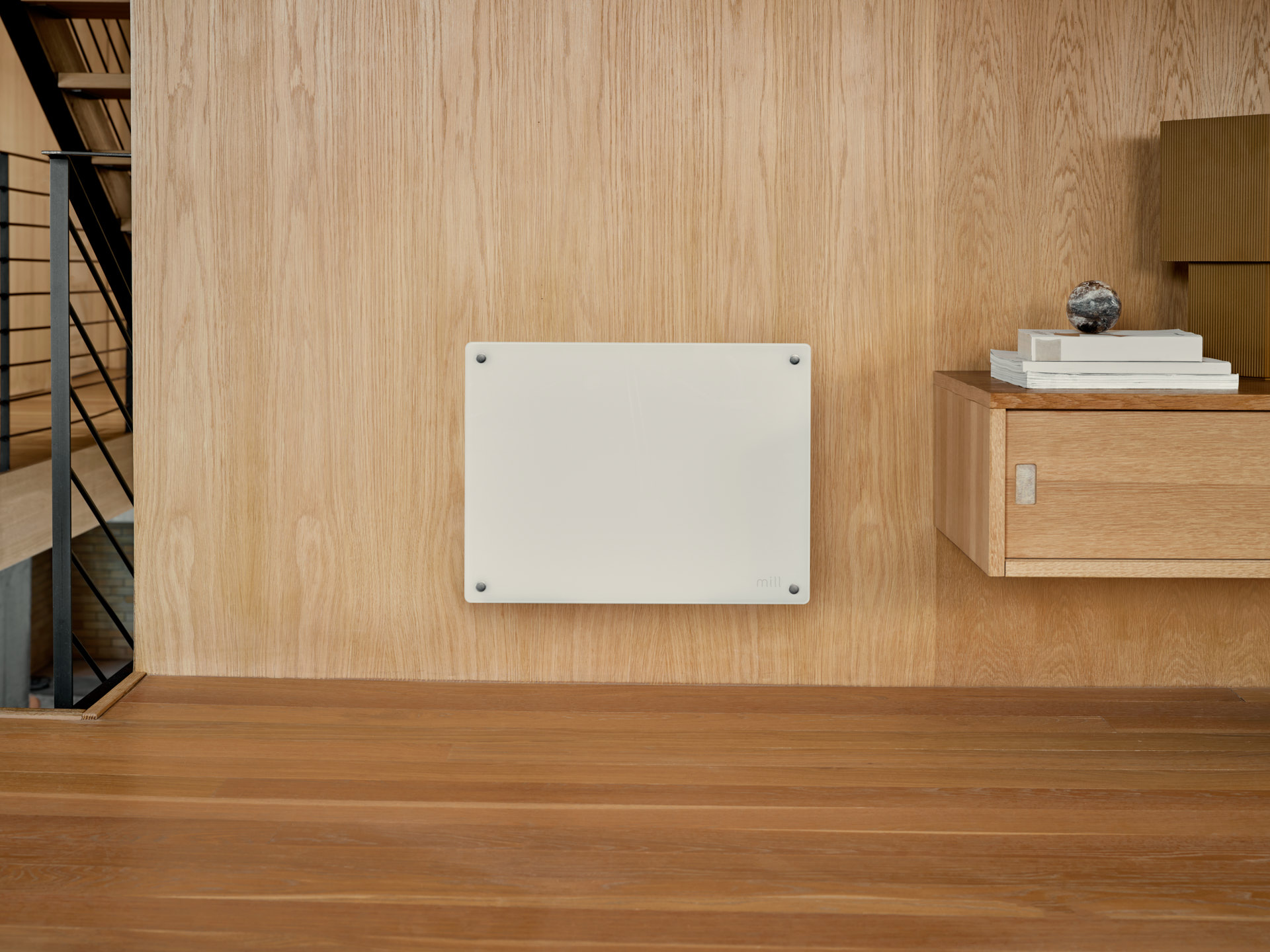 Mill Glass Smart WiFi Panel Heater Gen. 4 | GL400WIFI4 | Panel Heater | 400 W | Suitable for rooms up to 4-6 m² | White | IPX4