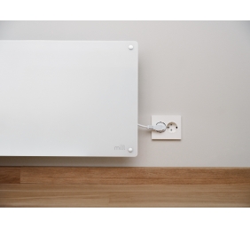 Mill Glass Smart WiFi Panel Heater Gen. 4 | GL400WIFI4 | Panel Heater | 400 W | Suitable for rooms up to 4-6 m² | White | IPX4