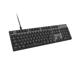 Natec Amberjack | Keyboard | Wired | US | Linear | White backlight, Hot-swappable switches, Anti-ghosting, Built-in memory, Macro recording | Black/Gray