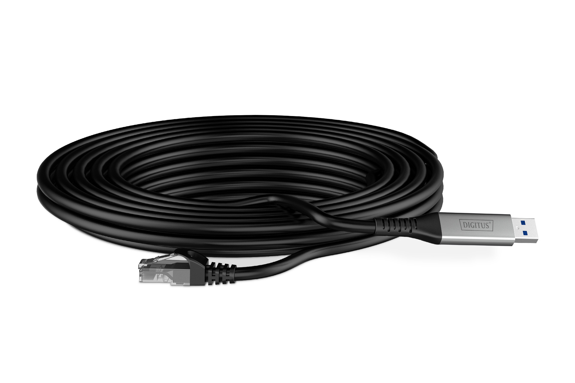 Digitus | USB-A - RJ45 Ethernet cable, 1Gbit/s, 3m | AK-300600-030-S | USB-A to RJ45