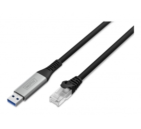 Digitus | USB-A - RJ45 Ethernet cable, 1Gbit/s, 3m | AK-300600-030-S | USB-A to RJ45