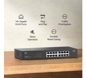 TP-LINK 16-Port Gigabit Switch | LS1016G | Unmanaged | Desktop/Rack-mountable