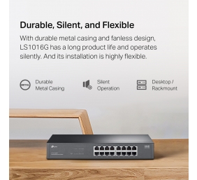 TP-LINK 16-Port Gigabit Switch | LS1016G | Unmanaged | Desktop/Rack-mountable