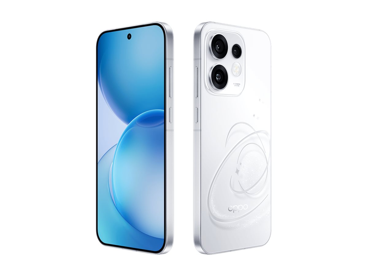 OPPO Reno16 5G (CPH2865) | Pop White | 6.32 " | AMOLED | 2640 x 1216 pixels | Qualcomm | Snapdragon 7 Gen 4 | Internal RAM 8 GB | 256 GB | Dual SIM | 5G | Main camera resolution 50+50+50 MP | Secondary camera resolution 50 MP | Android | 16