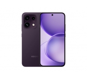 OPPO Reno16 F 5G (CPH2859) | Purple Black | 6.57 " | AMOLED | 2372 x 1080 pixels | Mediatek | Dimensity 7300 Energy | Internal RAM 8 GB | 256 GB | Dual SIM | 5G | Main camera resolution 50+50+8 MP | Secondary camera resolution 50 MP | Android | 16