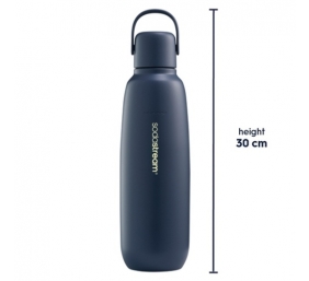 SodaStream Fizz &amp; Go COOL 0,9L Termo gertuvė, Stainless Steel, Storm