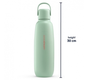 SodaStream Fizz &amp; Go COOL 0,9L Termo gertuvė, Stainless Steel, Mint