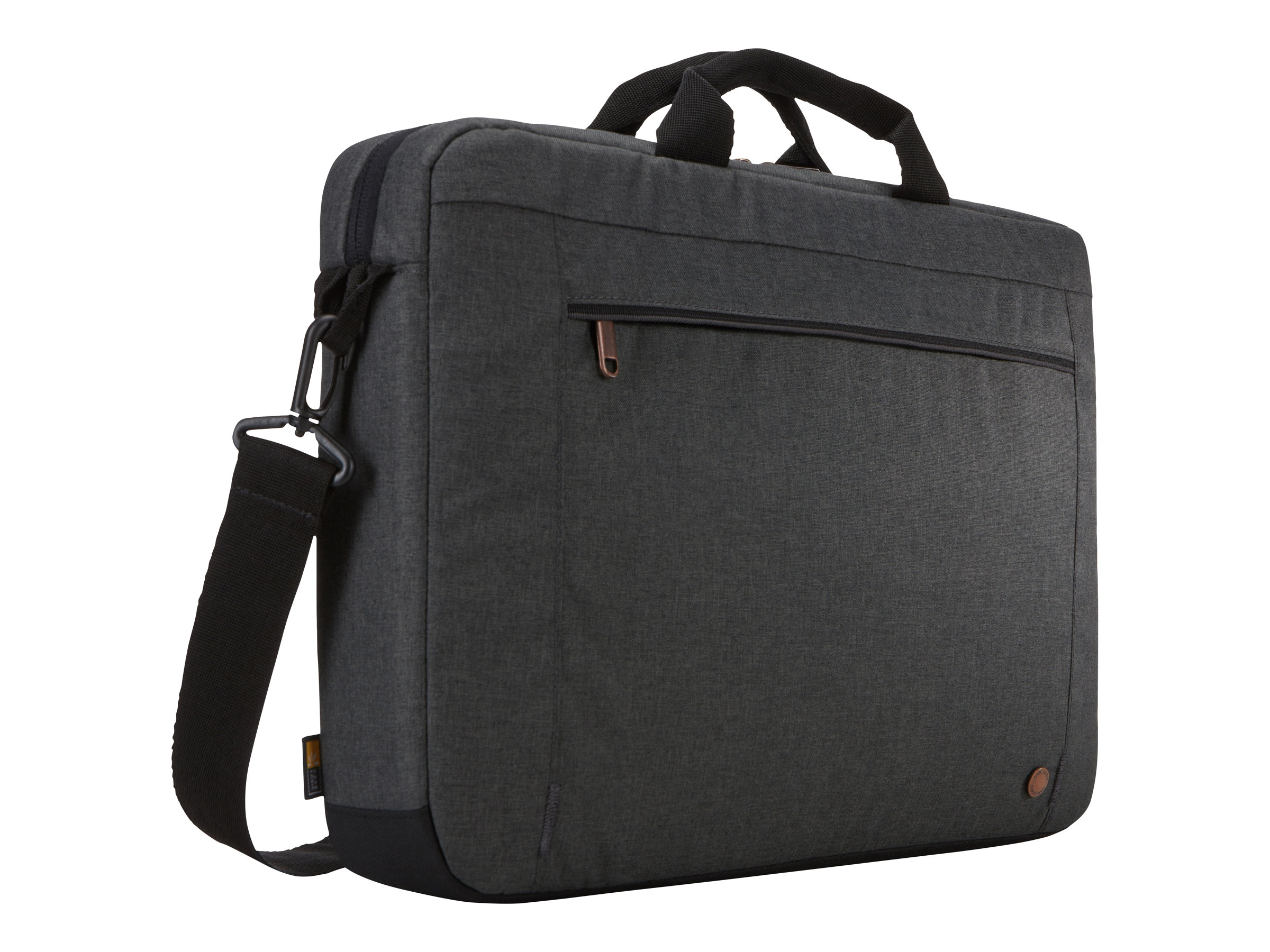 Case Logic | Era Attaché | Fits up to size 15.6 " | Messenger - Briefcase | Shoulder strap | Obsidian
