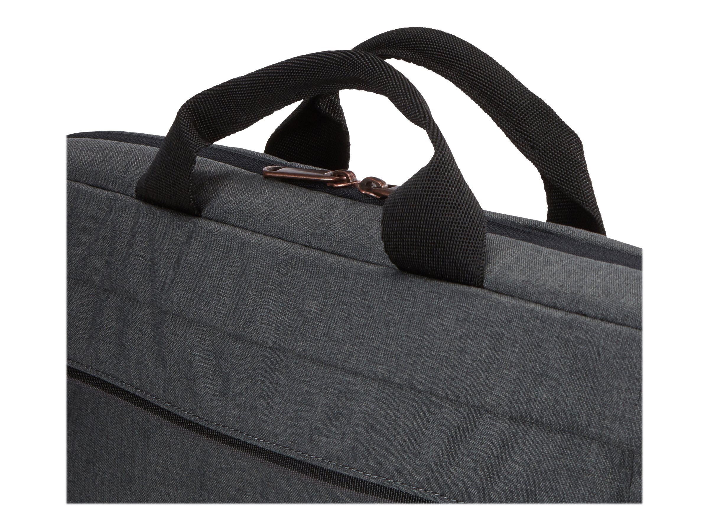 Case Logic | Era Attaché | Fits up to size 15.6 " | Messenger - Briefcase | Shoulder strap | Obsidian