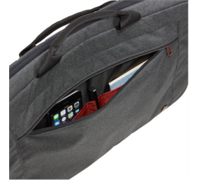 Case Logic | Era Attaché | Fits up to size 15.6 " | Messenger - Briefcase | Shoulder strap | Obsidian