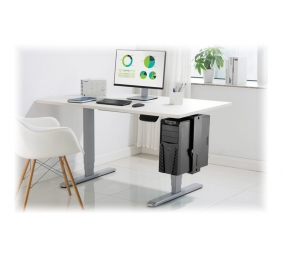 PC Table Mount | DA-90411 | Height adjustment 30-51 cm | Steel | Black