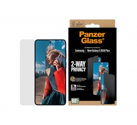 PanzerGlass 2-Way Privacy Screen Protector Samsung New Galaxy S26 Plus | Ultra-Wide Fit w. EasyAligner | PanzerGlass