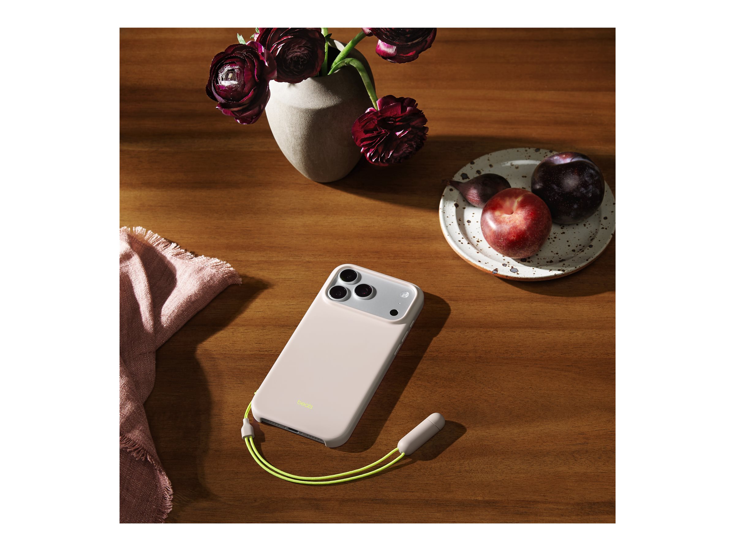 Beats iPhone 17 Pro Max Kickstand Case with MagSafe and Camera Control - Lime Stone | Beats