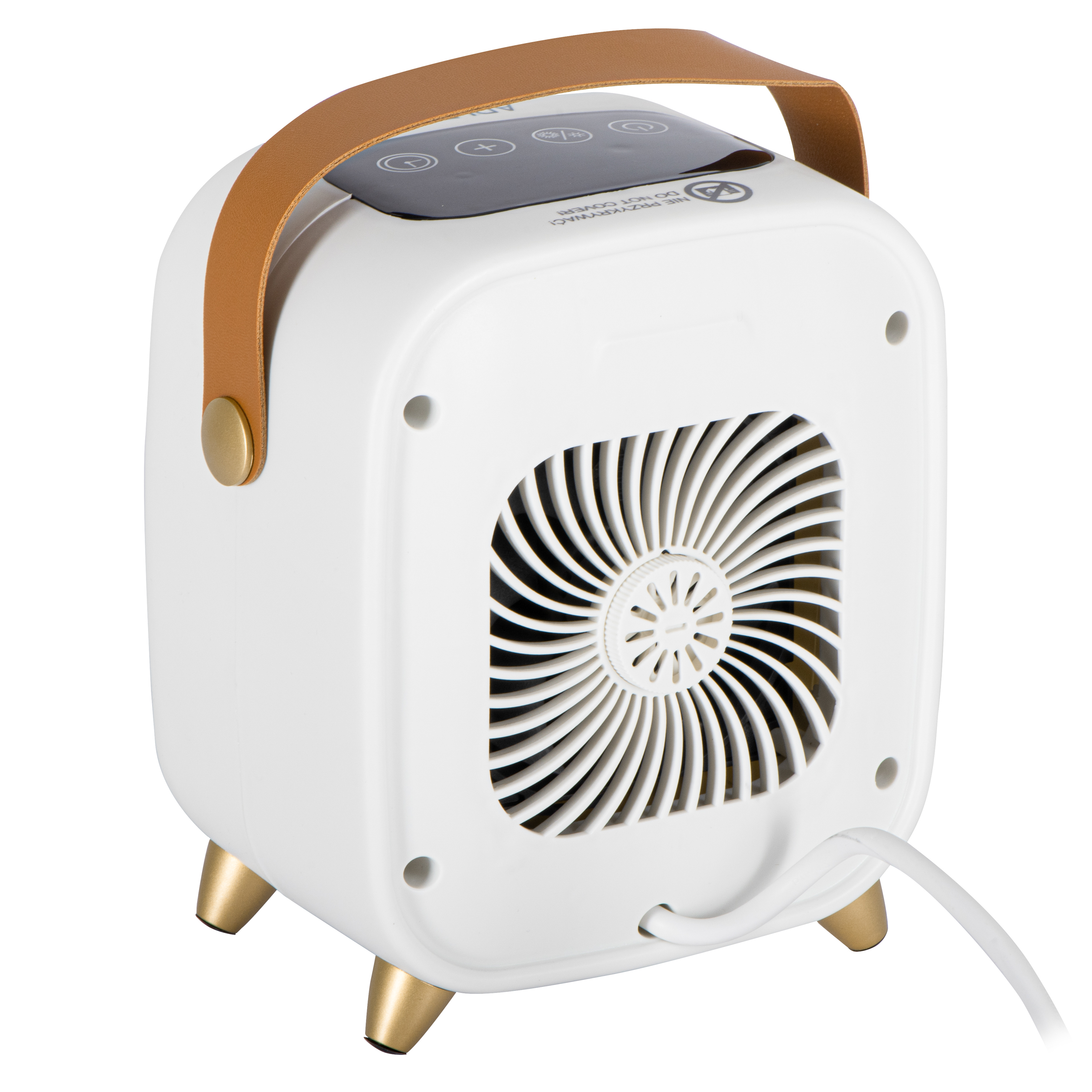 Adler AD 7762 Ceramic Fan Heater with LED Display, Cool Air Fan