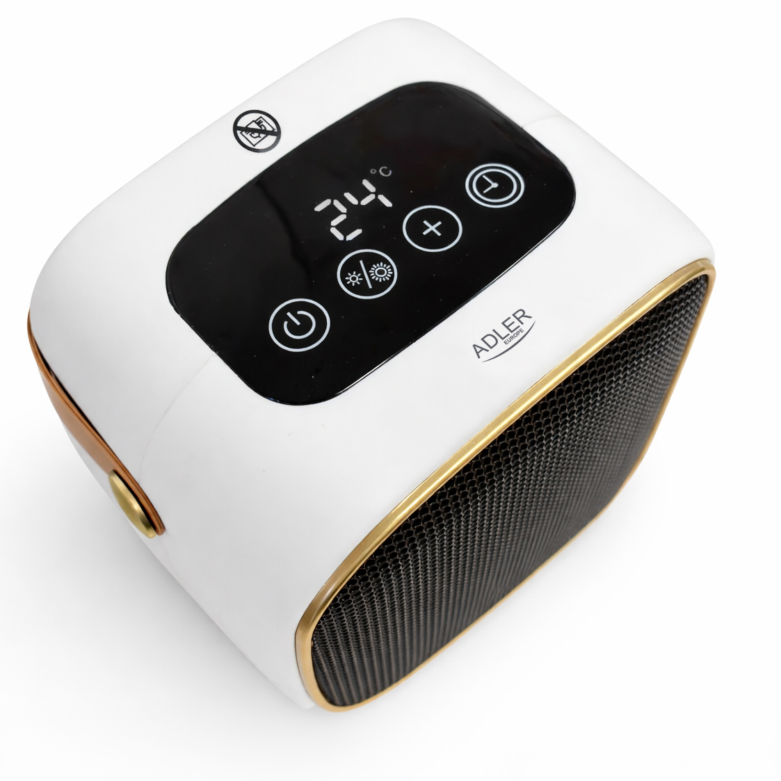 Adler AD 7762 Ceramic Fan Heater with LED Display, Cool Air Fan