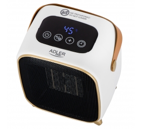 Adler AD 7762 Ceramic Fan Heater with LED Display, Cool Air Fan