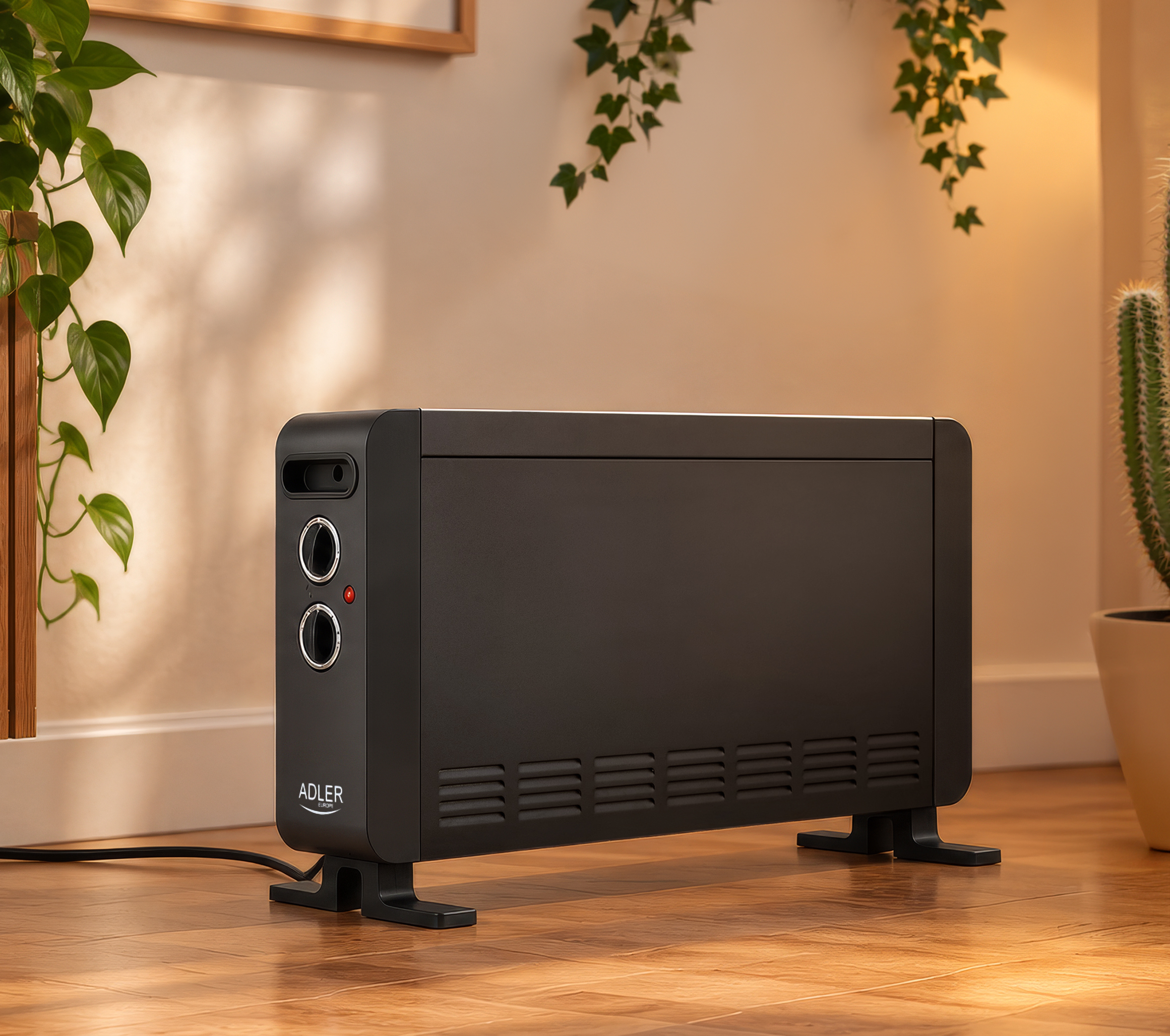 Adler AD 7764 Convector Heater 2000 W, Black | Adler
