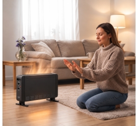 Adler AD 7764 Convector Heater 2000 W, Black | Adler