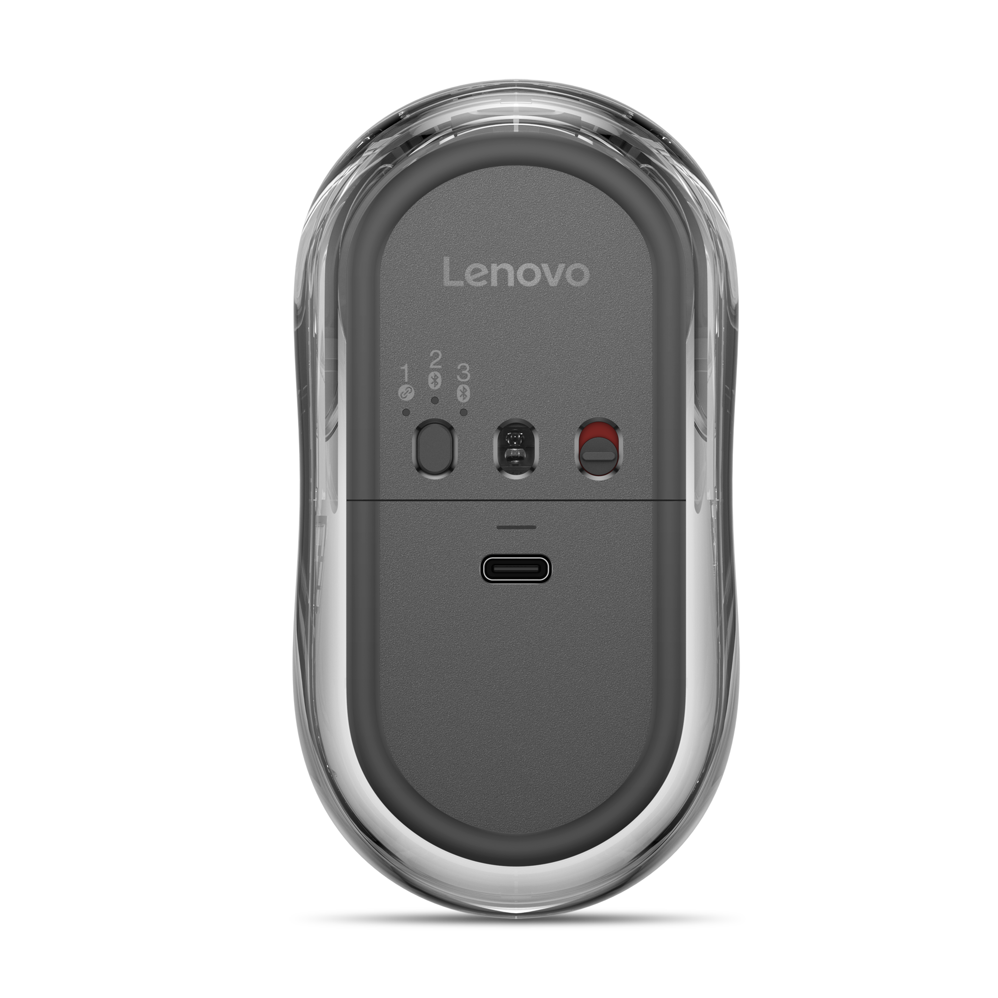 Lenovo Multi-Mode Mouse 8000 | Wireless | 2.4G, Bluetooth 5.3 | Thunder Grey
