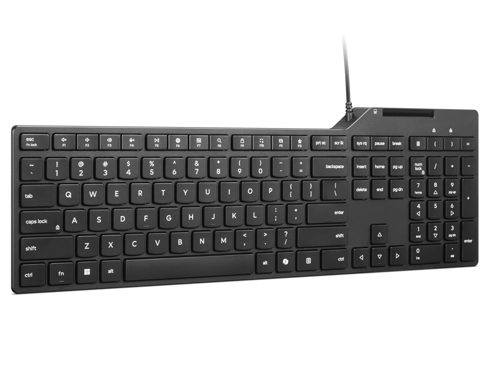 Lenovo USB-A Wired Smartcard Keyboard 5000 | Keyboard | Wired | Estonian | Plunger Type Switch | Black | Brown Box
