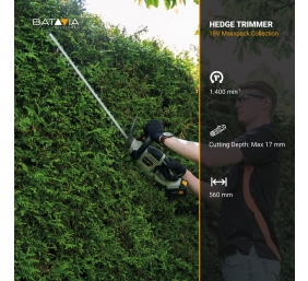 Batavia B.V. | 18V Cordless Hedge Trimmer 560mm | Trimmer